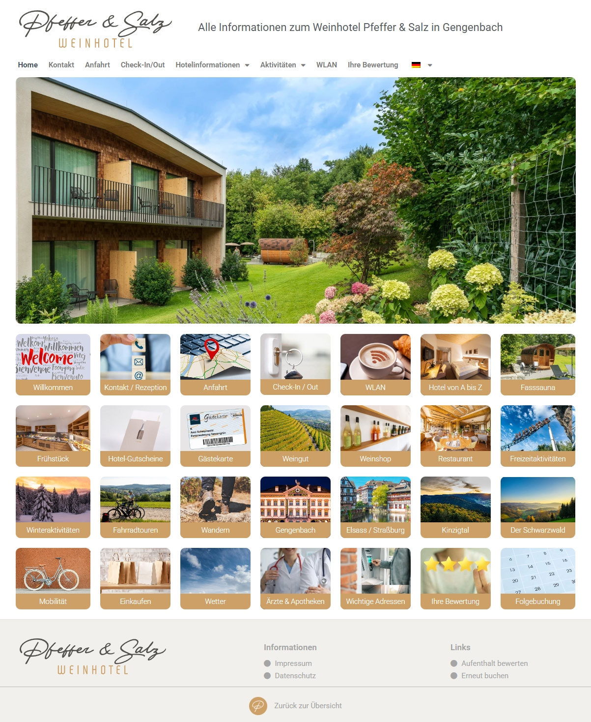 Digitale Gästemappe Hotel Pfeffer & Salz